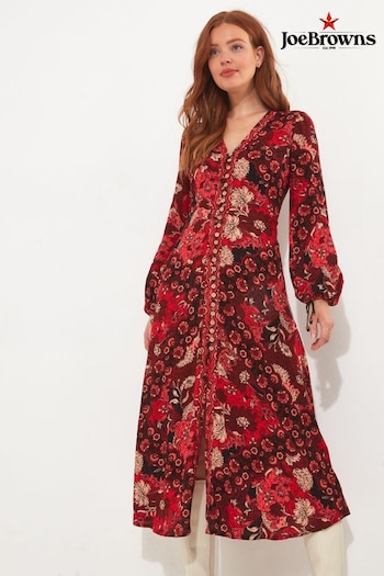 Joe Browns Red Petite Savannah Boho Dress (Q78670) | £70