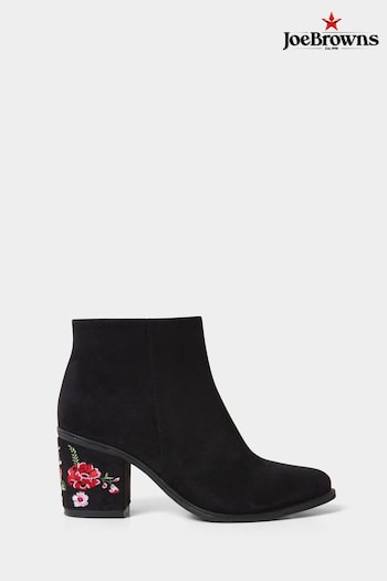 Joe Browns Black Simply Striking Embroidered Boots (Q78674) | £70