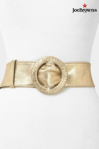 Joe Browns Gold My Saviour Soft Leather Belt (Q78729) | £35