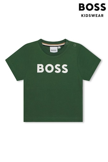 BOSS Green Short Sleeved Logo T-Shirt (Q78853) | £43 - £54