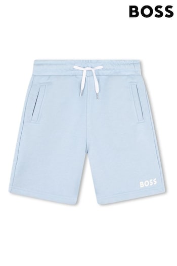 BOSS Blue Logo Jersey Shorts (Q78859) | £64 - £74