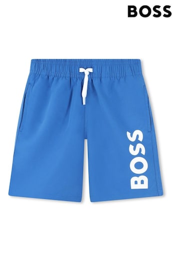 BOSS Blue Logo Swim wrap Shorts (Q78897) | £54 - £64