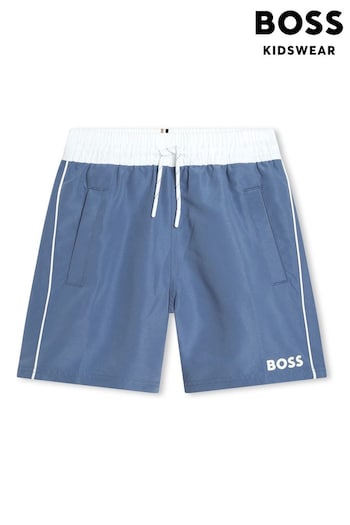 BOSS Light Blue Logo Swim pinzas Shorts (Q78904) | £54 - £64