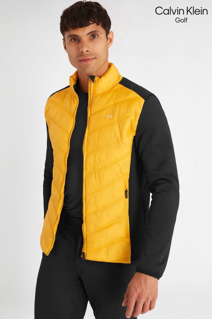 Mens yellow new arrivals bubble coat