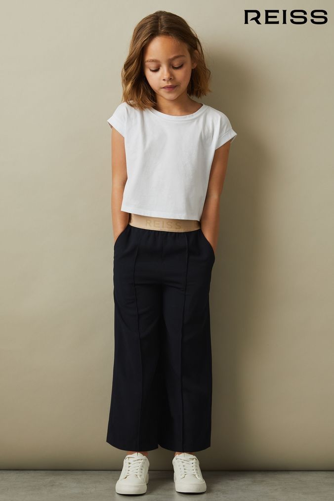 Girls wide hot sale leg pants