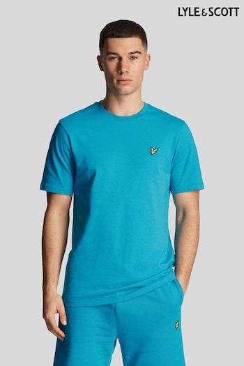 Lyle & Scott Leisure Blue Crew Neck T-Shirt (Q79143) | £30