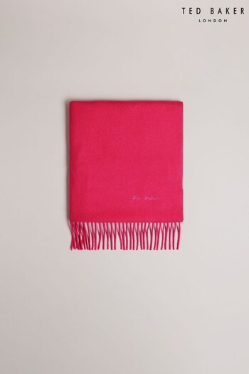 Ted Baker Pink Lottiea Wool Scarf (Q79213) | £50
