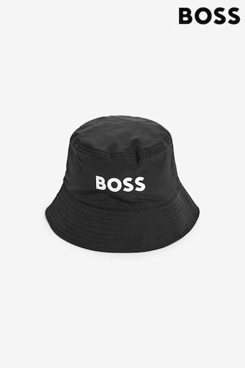 BOSS Black Logo Reversible Bucket Hat (Q79241) | £48