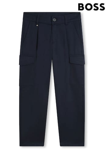 BOSS Blue Utility Cargo Pocket Trousers (Q79319) | £106 - £128