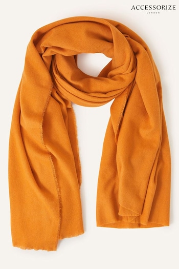 Accessorize Orange Supersoft Blanket Scarf (Q79461) | £24