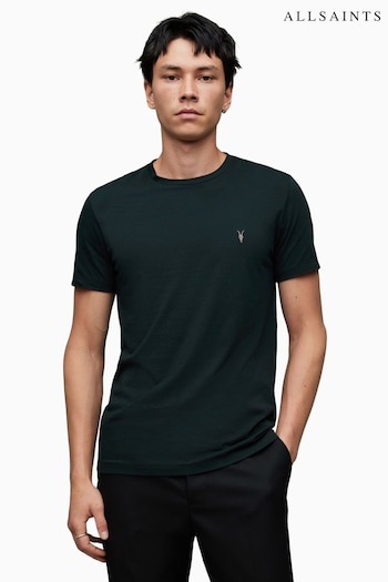 AllSaints Green Tonic Crew T-Shirt (Q79466) | £32