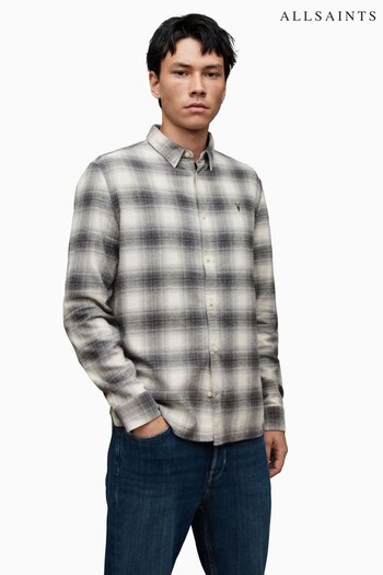 AllSaints Grey Omega Shirt (Q79501) | £99