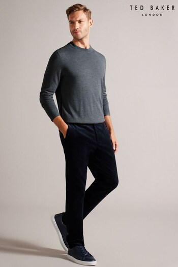 Ted Baker Carnby Core Crew Neck Black Jumper (Q79614) | £85