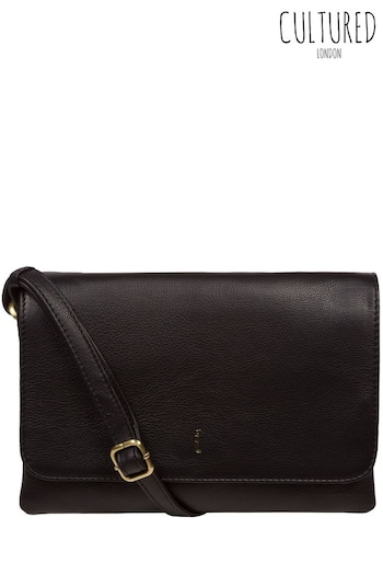 Cultured London Izzy Leather Cross Body Bag (Q79777) | £49