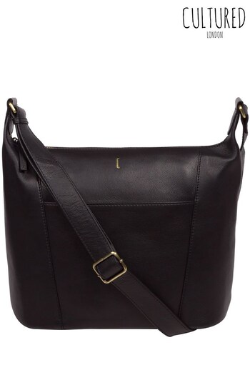 Cultured London Talisha Leather Shoulder Bag (Q79814) | £55