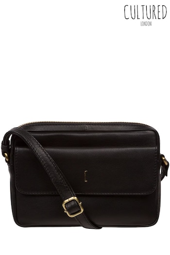 Cultured London Jodie Leather Cross Body Bag (Q79815) | £49