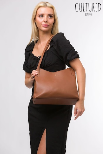 Cultured London Arabella Leather Handbag (Q79818) | £59