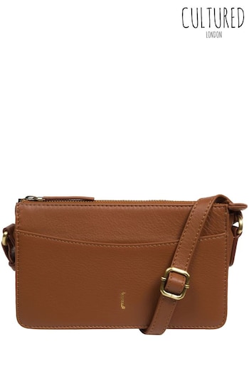 Cultured London Lily Leather Cross Body Bag (Q79827) | £39