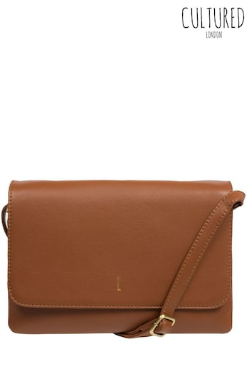 Cultured London Izzy Leather Cross Body Bag (Q79829) | £49
