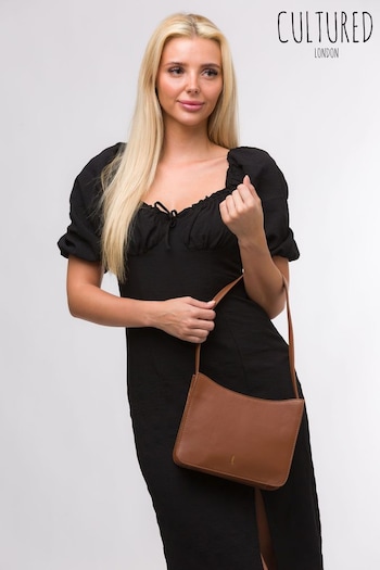 Cultured London Ava Leather Grab Bag (Q79850) | £39