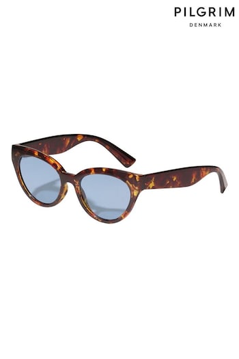 PILGRIM Brown RAISA Recycled Sunglasses (Q79868) | £40