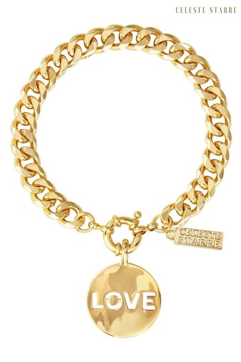 Celeste Starre Gold Tone Love Conquers All Bracelet (Q80202) | £140