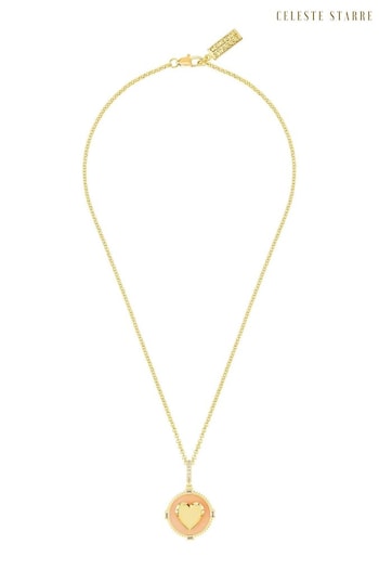 Celeste Starre Gold Tone I Am Loved Necklace (Q80206) | £160
