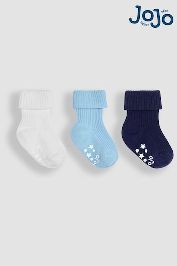 Dungarees & Jumpsuits Blue 3-Pack Cotton Socks (Q80324) | £9.50
