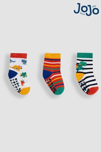 Dungarees & Jumpsuits Green 3-Pack Dino Socks (Q80328) | £9.50
