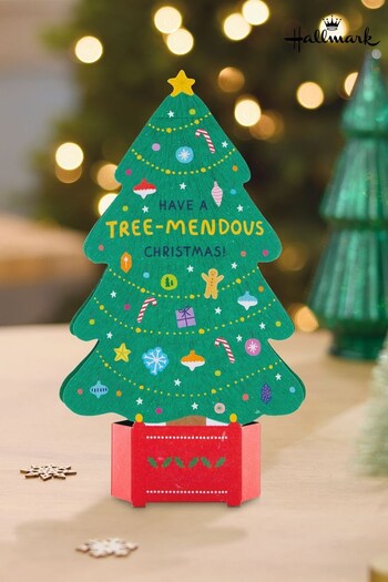 Hallmark Green 3D Pop-Up Christmas Tree Card (Q80381) | £3.50
