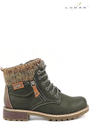 Lunar Olive Green Millie Waterproof Boots (Q80418) | £60