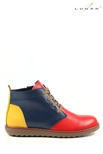 Lunar Red Nickee Multi Leather Boots (Q80441) | £77