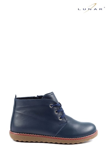 Lunar Blue Claire Ankle Boots (Q80464) | £70