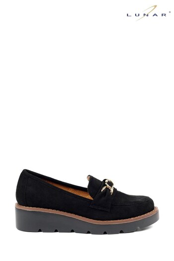 Lunar Sunnyvale Black Shoes (Q80480) | £45
