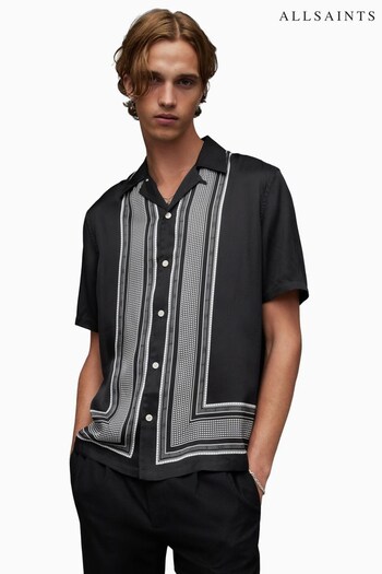 AllSaints Black Orizabo Shirt (Q80625) | £119