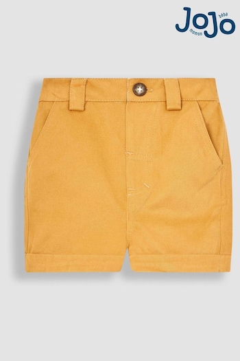 JoJo Maman Bébé Yellow Twill Chino Shorts (Q80724) | £18
