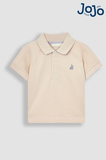 JoJo Maman Bébé Natural mats Polo Shirt (Q80729) | £14