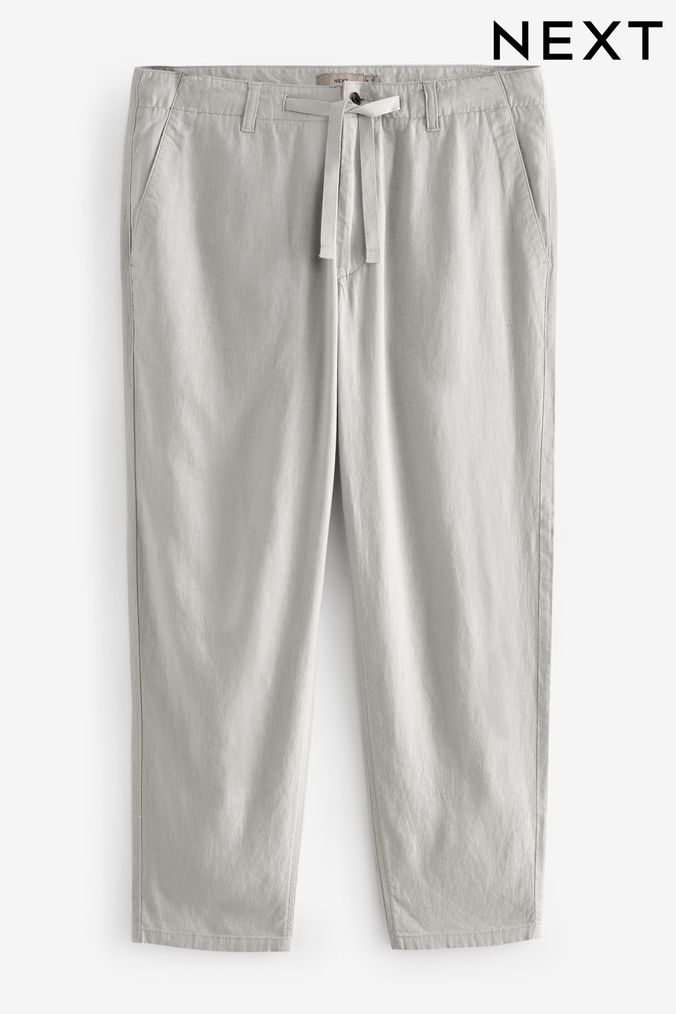 Buy Men Grey Solid Carrot Fit Casual Trousers Online - 760138 | Peter  England