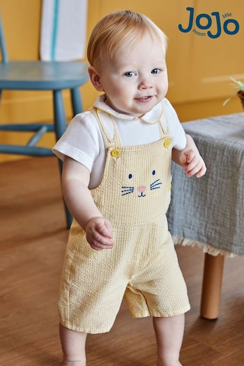 Sets & Outfits Yellow 2-Piece Bunny Novelty Dungarees & Body Set (Q80888) | £29.50