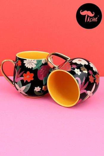 Tache Set of Rounded Floral Mugs (Q81217) | £28