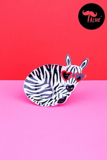 Tache Trinket Dish & Small Zebra Makeup Bag (Q81226) | £34