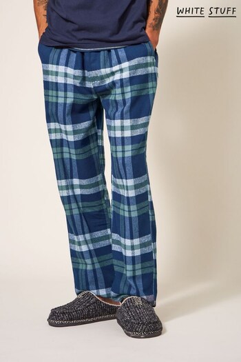 White Stuff Blue Moorland Flannel Pyjamas Trousers (Q81264) | £35