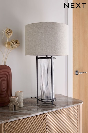 Pewter Grey Hertford Table Lamp (Q81308) | £99