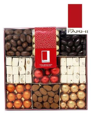 Rita Farhi Luxury Almond Nougat and Praline Ball 9 Selection 954g Gift Box (Q81311) | £34