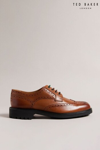 Ted Baker Natural Felixes Chunky Sole Leather Brogues (Q81359) | £140