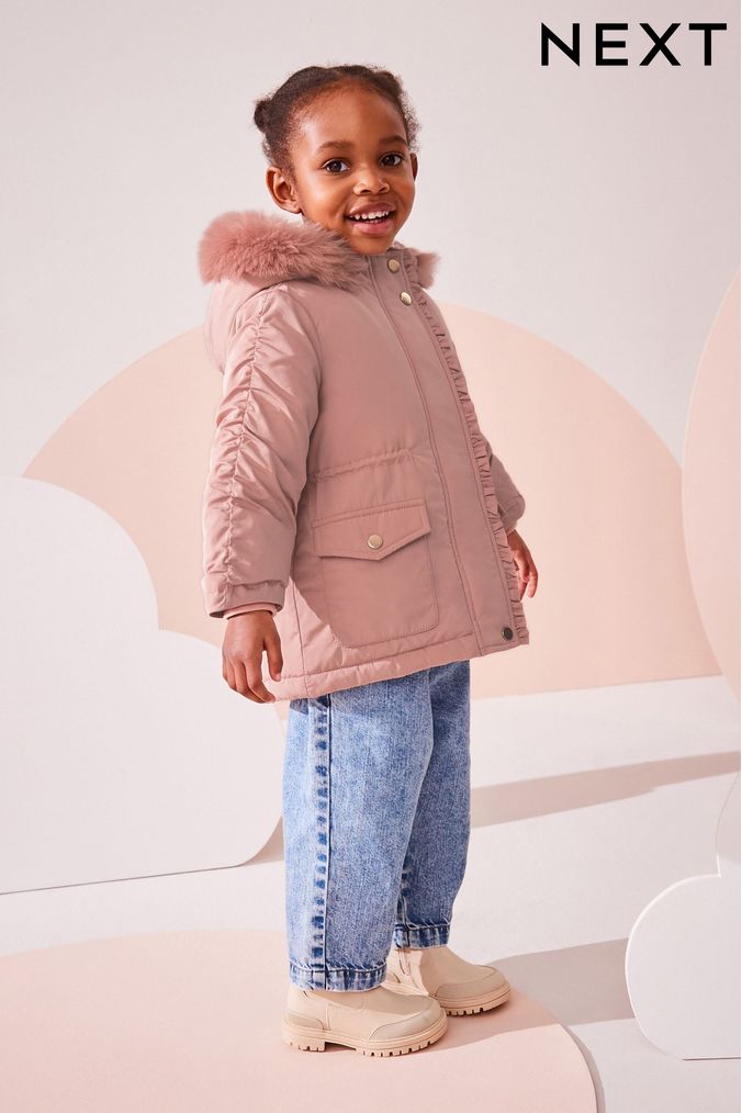 Buy Girls Coats Pink Schoolwear Online Next UK