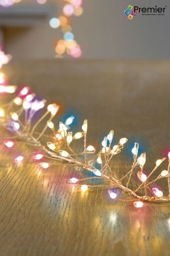 Premier Decorations Ltd Rose Gold 5.5m 800 LEDs UltraBright Rainbow Cluster Christmas Lights (Q81960) | £45