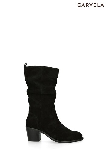Carvela Secil Knee High Black Boots (Q82096) | £199
