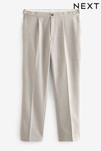 Stone Textured Side Adjuster Trousers (Q82116) | £34