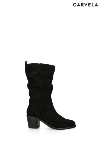 Carvela Secil Knee High Black Boots (Q82137) | £199